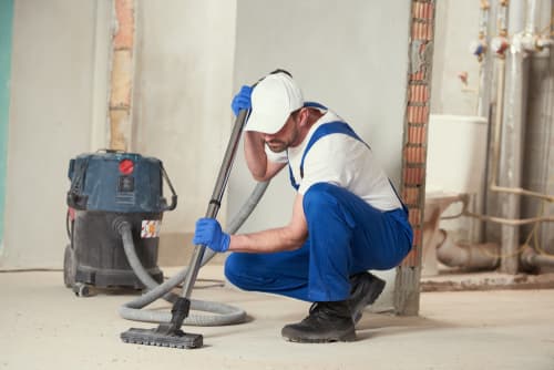 How do you get rid of dust after a renovation