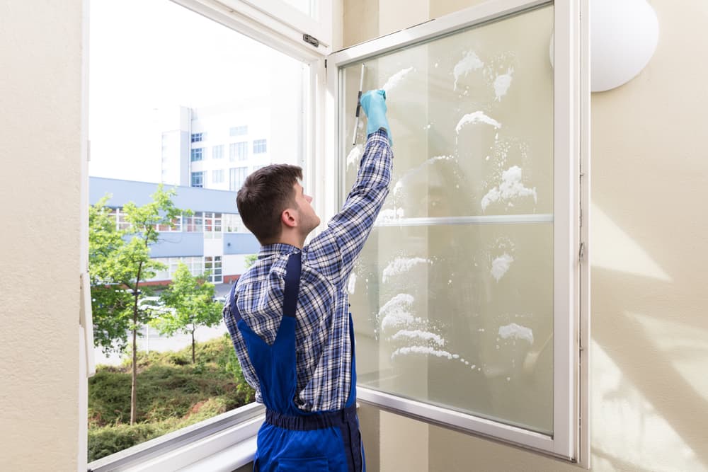 What is included in window cleaning
