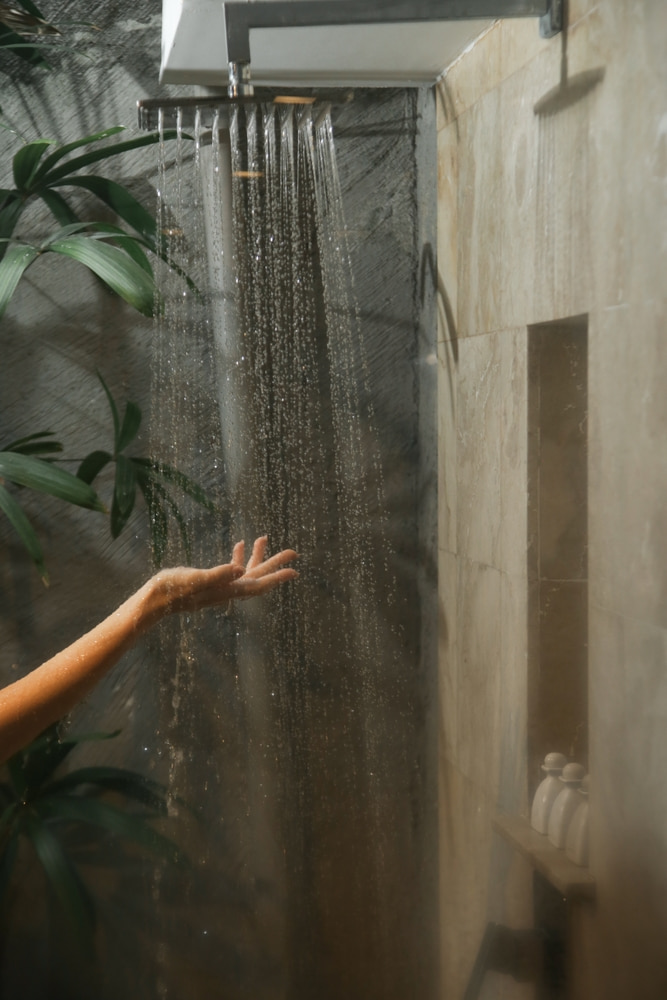 How do I get rid of mineral buildup in my shower